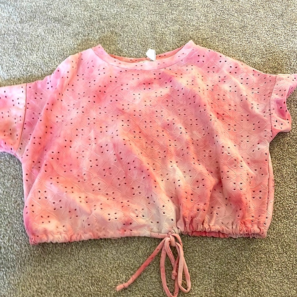 see through pink shirt